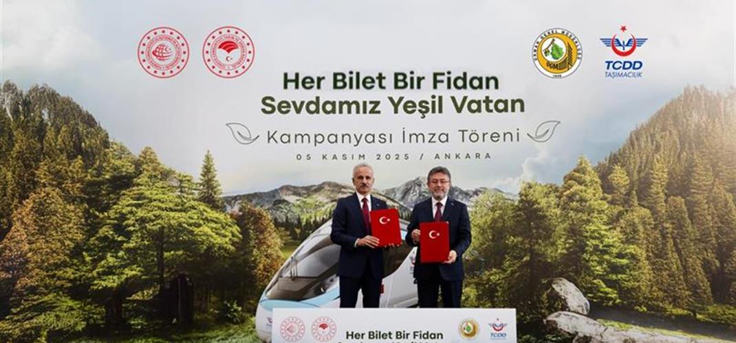 BAKAN YUMAKLI: "HEDEFİMİZ 13 MİLYON YOLCU İÇİN 13 MİLYON FİDANI TOPRAKLA BULUŞTURMAK"